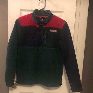 Vineyard Vines size L (16) pullover 1/2 zip fleece